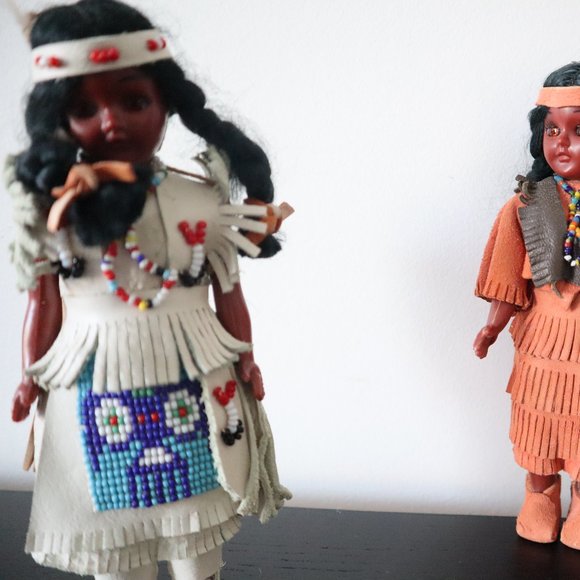 Collectible Native American dolls / Vintage Carlson dolls Native American dolls - Picture 2 of 13